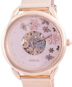 Fossil Tailor Skeleton Dial Automatic ME3187 Womens Watch