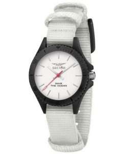Sector Save The Ocean White Dial Recycle Pet Strap Quartz R3251539503 Women's Watch