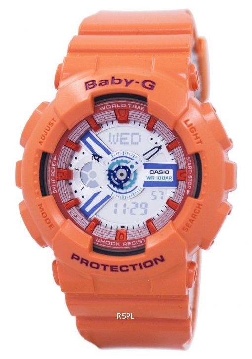 Casio Baby-G World Time Shock Resistant Analog Digital BA-110SN-4A BA110SN-4A Womens Watch
