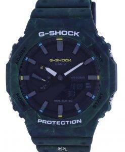 Casio G-Shock Mystic Forest Analog Digital Quartz GA-2100FR-3A GA2100FR-3 200M Mens Watch