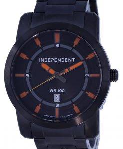 Independent Stainless Steel Black Dial Quartz IB5-446-53.G 100M Mens Watch