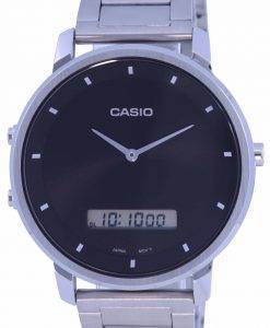 Casio Standard Stainless Steel Analog Digital MTP-B200D-1E MTPB200D-1 Mens Watch
