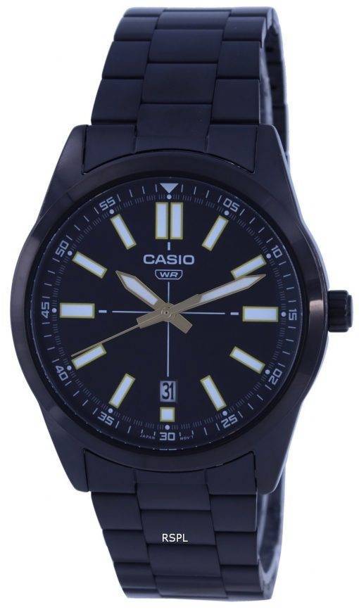 Casio Classic Analog Black Dial MTP-VD02B-1E MTPVD02B-1 Mens Watch