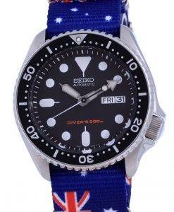 Seiko Automatic Divers Polyester SKX007K1-var-NATO30 200M Mens Watch