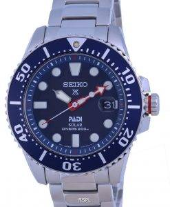 Seiko Prospex Padi Special Edition Blue Dial Solar Divers SNE549 SNE549P1 SNE549P 200M Mens Watch