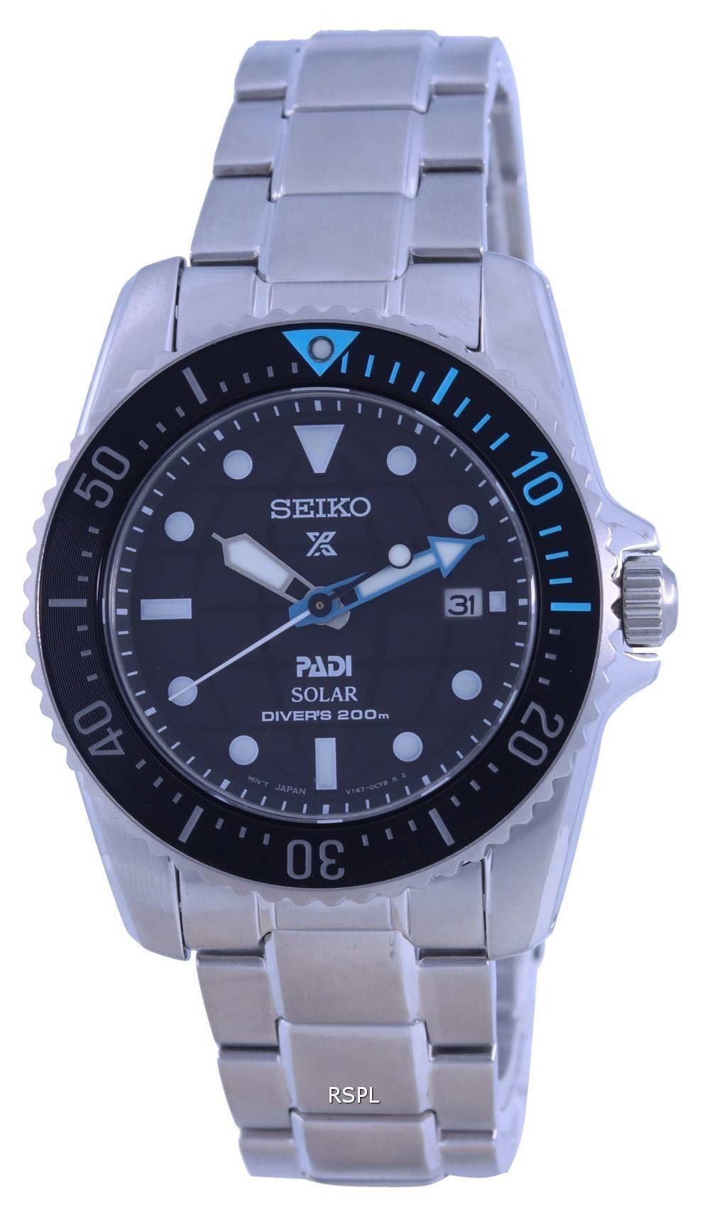 Seiko Prospex Padi Special Edition Solar Divers SNE575 SNE575P1 SNE575P 200M Mens Watch