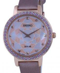 Seiko Discover More Leather Strap Solar SUP456 SUP456P1 SUP456P Womens Watch