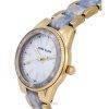 Anne Klein Two Tone Stainless Steel Mother Of Pearl Dial Quartz 3212LBGB Womens watch 3