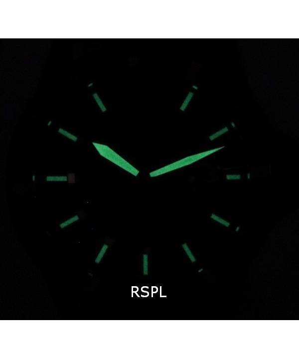 Emporio Armani Green Silicon Black Dial Quartz AR11464 100M Men’s Watch 2