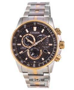 Citizen PCAT Two Tone Radio Controlled Chronograph Atomic Eco-Drive CB5886-58H 200M Mens Watch
