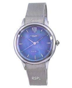 Citizen Mother Of Pearl Stainless Steel Eco-Drive EM0810-84N Womens Watch