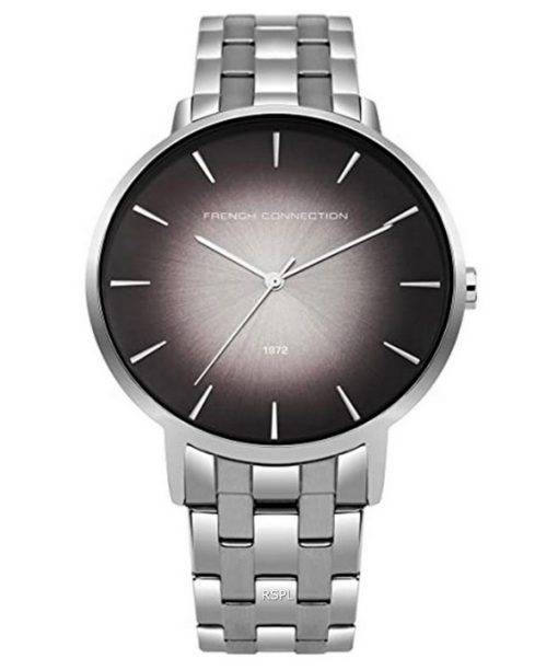 French Connection Grey Dial Stainless Steel Quartz FC1306TM Mens Watch