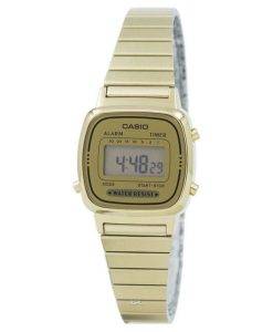 Casio Digital Stainless Steel Alarm Timer LA670WGA-9DF LA670WGA-9 Women's Watch