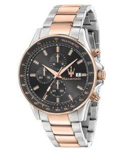 Maserati Sfida Chronograph Brown Dial Quartz R8873640014 100M Men's Watch