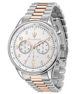 Maserati Tradizione Chronograph Silver Dial Quartz R8873646002 100M Men's Watch