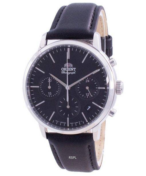 Orient Contemporary Chronograph Black Dial Quartz RA-KV0303B10B Men's Watch