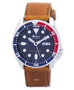 Seiko Automatic Diver's 200M Ratio Brown Leather SKX009K1-LS9 Men's Watch