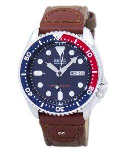 Seiko Automatic Diver's Canvas Strap SKX009K1-NS1 200M Men's Watch