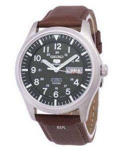 Seiko 5 Sports Automatic Ratio Brown Leather SNZG09K1-LS12 Men's Watch