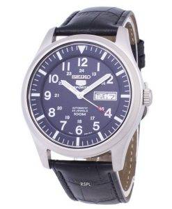 Seiko 5 Sports Automatic Ratio Black Leather SNZG11K1-LS6 Men's Watch