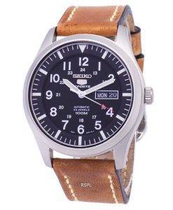 Seiko 5 Sports SNZG15K1-LS17 Automatic Brown Leather Strap Men's Watch