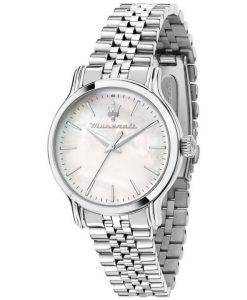 Maserati Epoca Stainless Steel Mother Of Pearl Dial Quartz R8853118521 100M Women's Watch