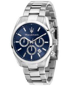 Maserati Attrazione Chronograph Stainless Steel Blue Dial Quartz R8853151005 Men's Watch