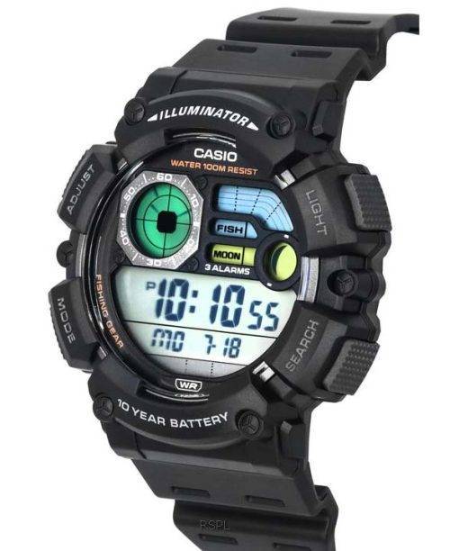 Casio Fishing Gear Line Digital Quartz WS-1500H-1A WS1500H-1 100M Men's Watch