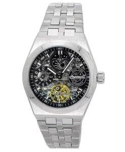 Ingersoll The Broadway Dual Time Skeleton Black Dial Automatic I12901 Mens Watch
