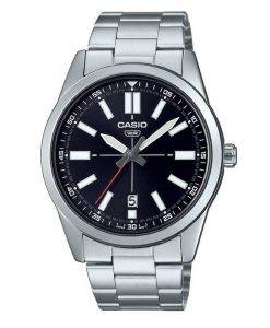 Casio Classic Analog Black Dial MTP-VD02D-1E MTPVD02D-1 Men's Watch