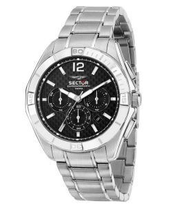 Sector 790 Chronograph Stainless Steel Black Dial Quartz R3273636003 100M Mens Watch