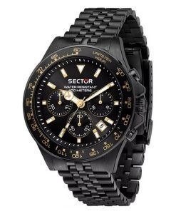 Sector 230 Chronograph Stainless Steel Black Dial Quartz R3273661029 100M Mens Watch