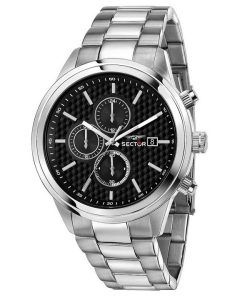 Sector 670 Chronograph Stainless Steel Black Dial Quartz R3273740002 Mens Watch
