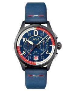 AVI-8 Spitfire P8331 Laguna Chronograph Limited Edition Sumatra Blue Dial Quartz AV-4105-01 Men's Watch