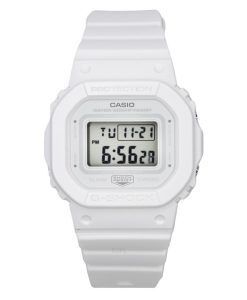 Casio G-Shock Digital White Resin Strap White Dial Quartz GMD-S5600BA-7 200M Women's Watch