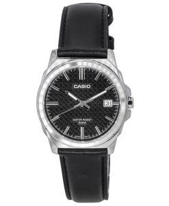 Casio Standard Analog Leather Strap Black Dial Quartz MTP-E720L-1A Men's Watch