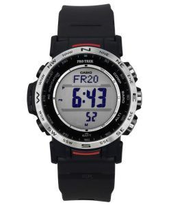 Casio Pro Trek Climber Line Digital Bio Based Resin Strap Tough Solar PRW-35-1A 100M Mens Watch