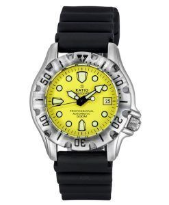 Ratio FreeDiver Professional 500M Sapphire Yellow Dial Automatic 32BJ202A-YLW Mens Watch