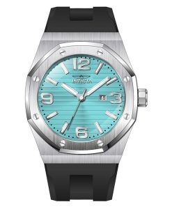 Invicta Huracan Silicone Strap Turquoise Dial Quartz 45773 100M Men's Watch