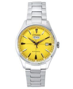 Citizen C7 Stainless Steel Yellow Dial Automatic NH8391-51Z Men's Watch