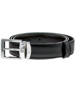 Montblanc Contemporary 107664 Reversible Black-Brown Men's Leather Belt