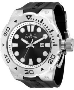 Invicta Pro Diver Silicone Black Dial Quartz 36996 100M Mens Watch