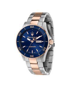 Maserati Competizione Lifestyle Stainless Steel Blue Dial Automatic R8823100001 100M Men's Watch
