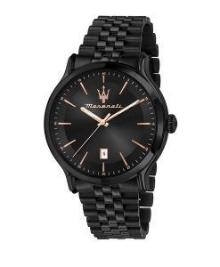 Maserati Epoca Limited Edition Stainless Steel Black Dial Quartz R8853118022 100M Men's Watch