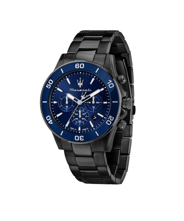 Maserati Competizione Chronograph Stainless Steel Blue Dial Quartz R8873600005 100M Men's Watch