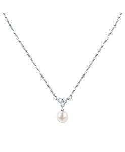Morellato Perla 925% Silver Necklace SAER50 For Women