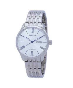Citizen Stainless Steel White Dial Automatic NH8350-59B Men's Watch