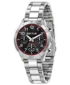 Sector 270 Chronograph Black Sunray Dial Stainless Steel Quartz R3253578017 Mens Watch