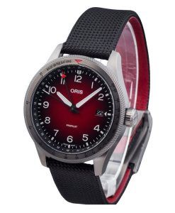 Oris Big Crown ProPilot GMT Fabric Strap Red Dial Automatic 01 798 7773 4268-07 3 20 14GLC 100M Men's Watch